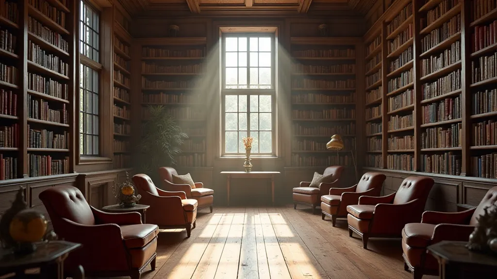 Interior of the Blackwood Library Reading Room