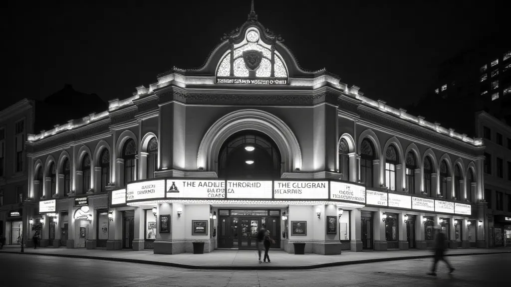 Exterior of the Grand Majestic Theatre in 1920s