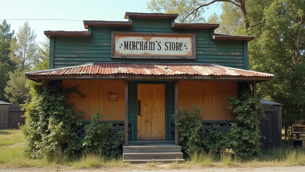 The Merchant's Store after its closure.