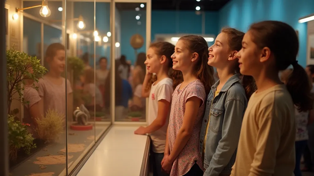Children visiting the Regional Museum