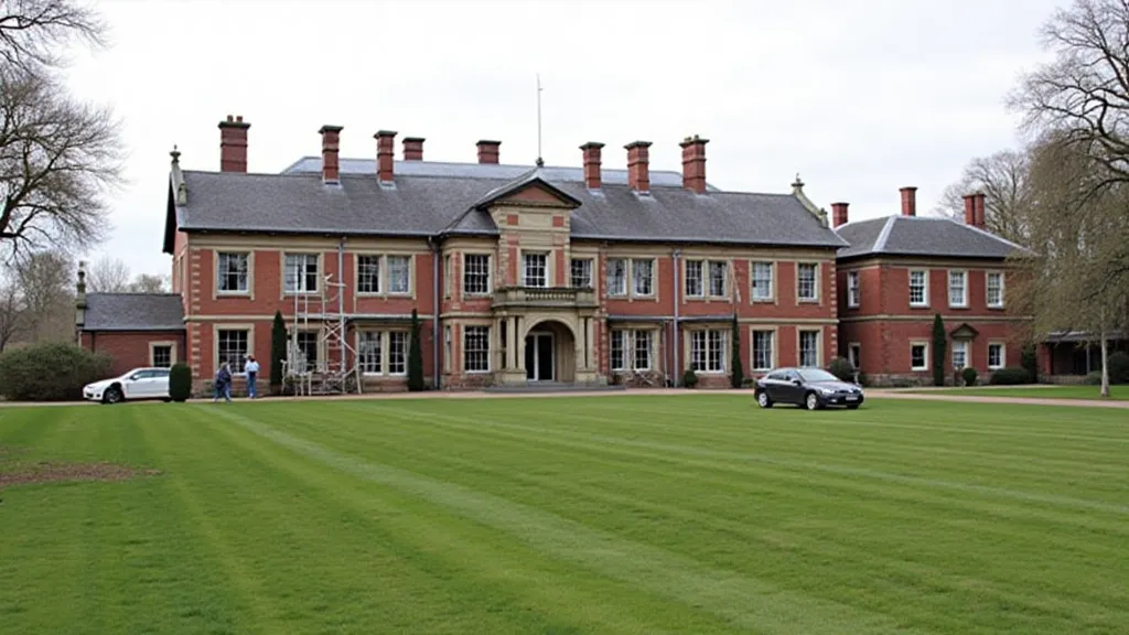 Oakhaven Manor undergoing restoration