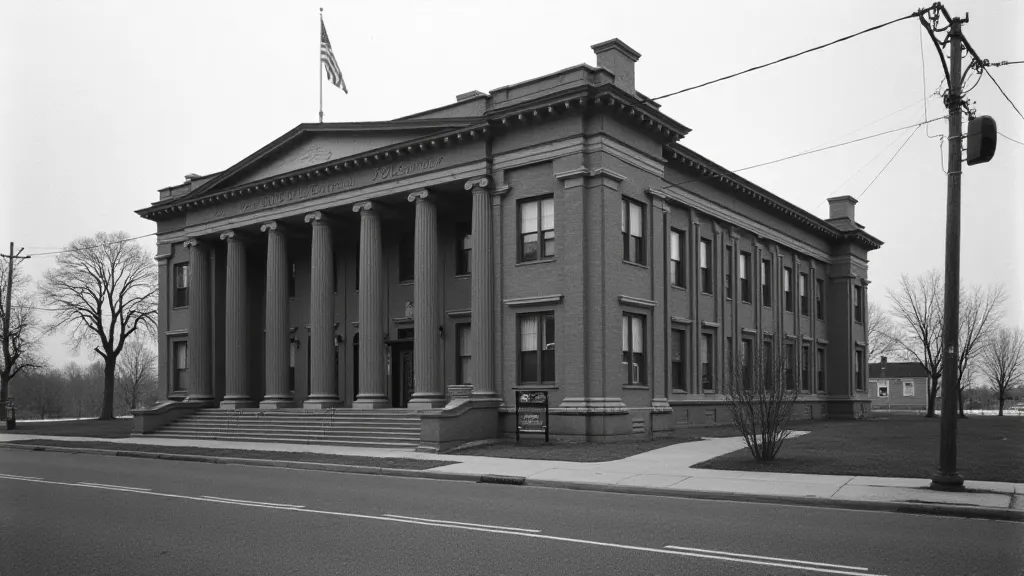 Exterior view of the Old Post Office building, showing its grand facade.