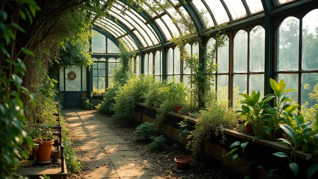 Restored Victorian greenhouse
