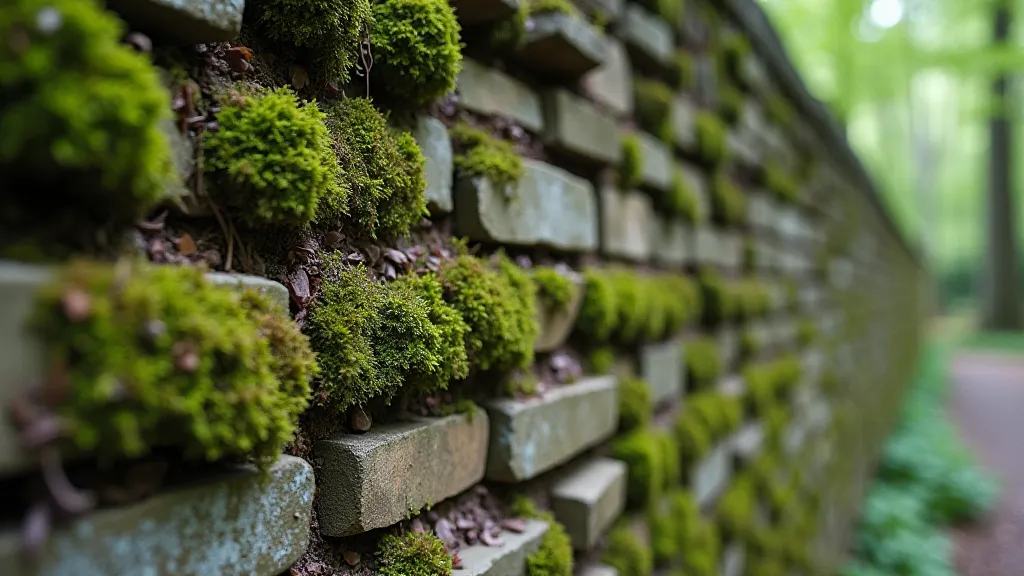 Stone foundation wall