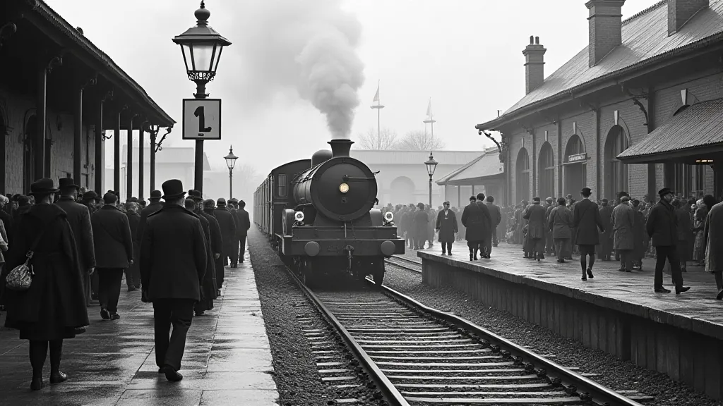 1890s Train Station Platform